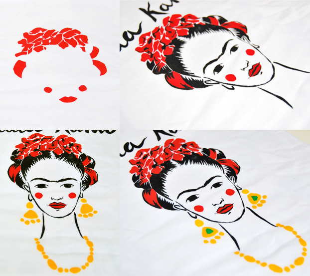Frida Kahlo, Laura Bustos Ilustración