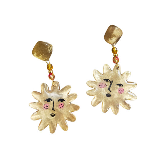 Pendientes soles alegres