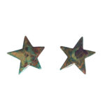 Pendientes estrellas con pátina