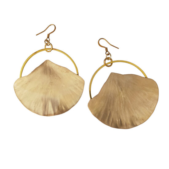 Pendientes Teide dorado