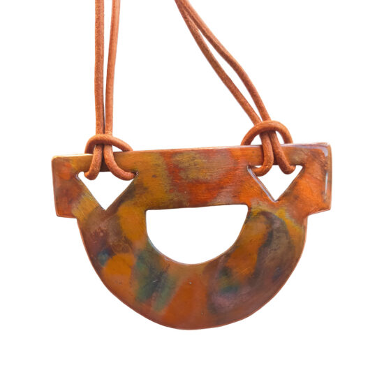 Colgante cobre pintado1