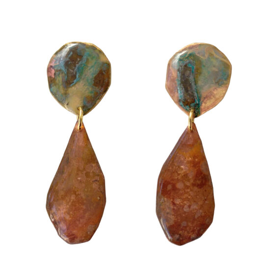 Pendientes pátinas minimal