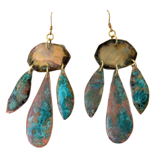 Pendientes pátinas negro