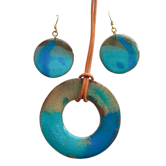 Conjunto latón pintado