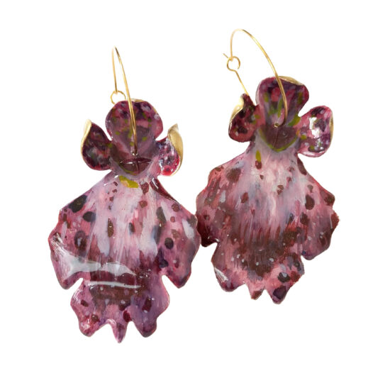 Pendientes orquídea Tenerife