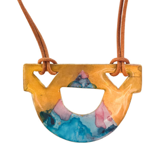 Colgante latón pintado1