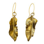 Pendientes hojas de latón 6
