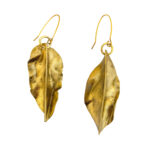 Pendientes hojas de latón 5